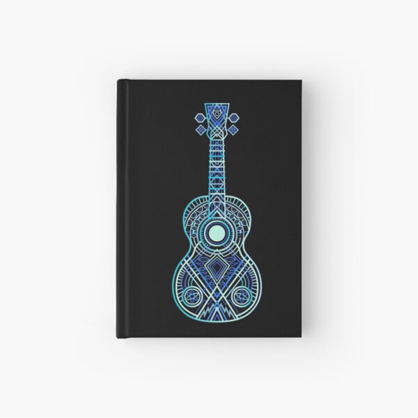 Item preview, NO TEXT 2023 String Theory 1: Bright Blues (recommended: print on dark) - 100 Days of Ukulele  designed and sold by NewUkeNewYork.
