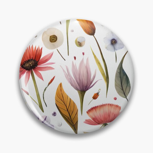 Item preview, Variuos flowers beautiful pattern designed and sold by vocej.