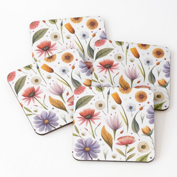 Item preview, Variuos flowers beautiful pattern designed and sold by vocej.