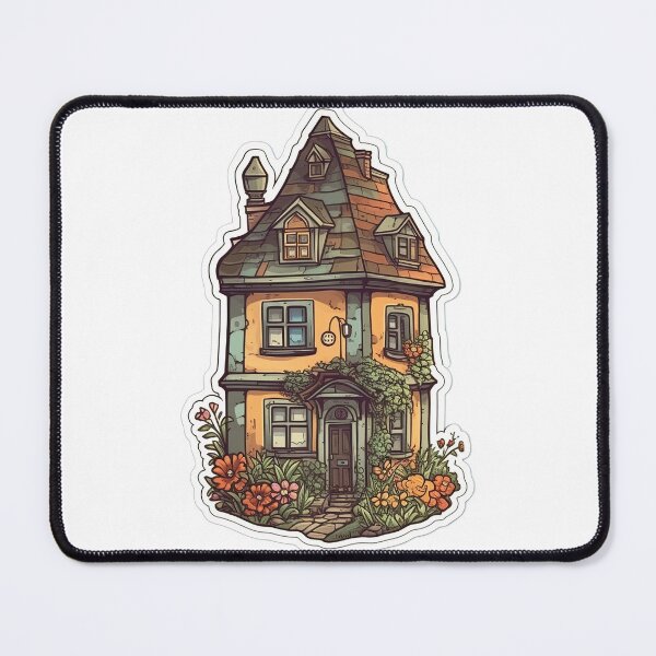 Item preview, Narrow Tall House Sticker designed and sold by justredbubble1.