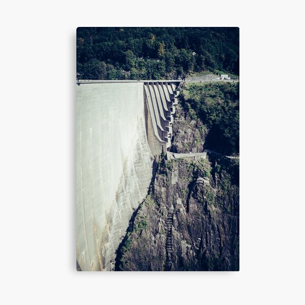 Verzasca Dam, Switzerland Canvas Print