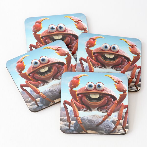 Item preview, Beach Bubbles - Cute Cartoon Crab Illustration designed and sold by DoPrint.