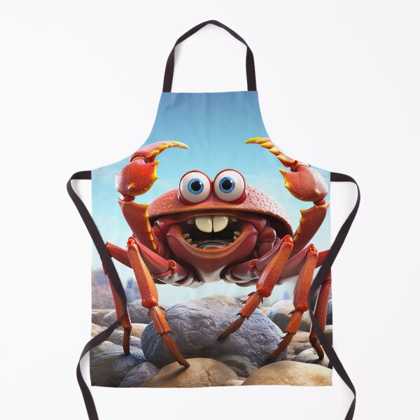 Item preview, Beach Bubbles - Cute Cartoon Crab Illustration designed and sold by DoPrint.