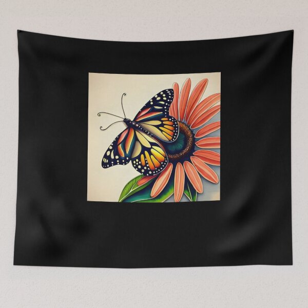 Item preview, Cone Flowers and Monarchs designed and sold by Mohamedprf.