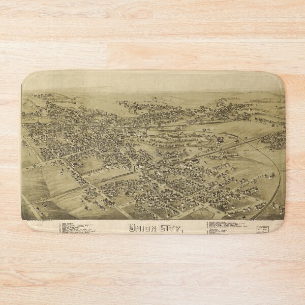 Item preview, Union City, Pennsylvania (1895) designed and sold by allhistory.