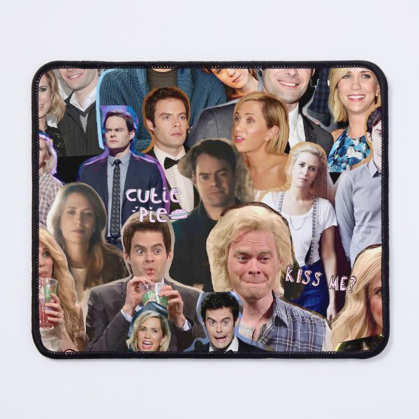 Item preview, Bill Hader and Kristen Wiig collage designed and sold by thorgeous.