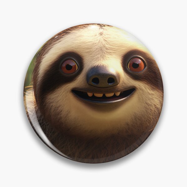 Item preview, Chilled Charm - Delightful Cartoon Sloth Illustration designed and sold by DoPrint.