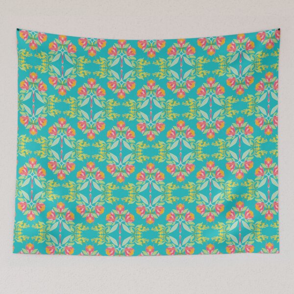 Item preview, Floral Home Protea Teal designed and sold by siandowney.
