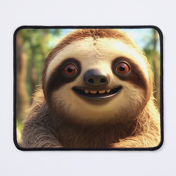 Item preview, Chilled Charm - Delightful Cartoon Sloth Illustration designed and sold by DoPrint.