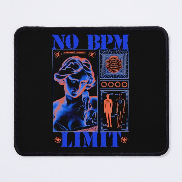Item preview, No BPM Limit Techno Hardstyle Drum And Bass EDM Raver PLUR designed and sold by Ngan-Jasmine.