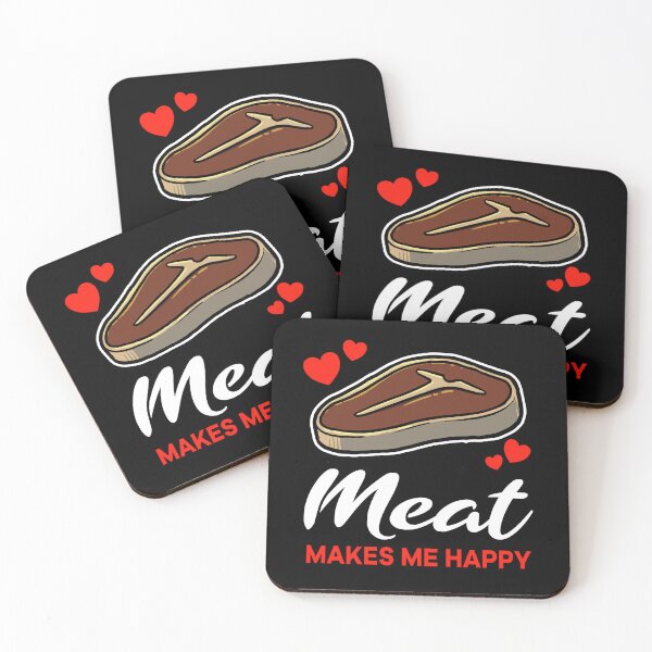 Item preview, Meat makes me happy saying designed and sold by jonmlam.