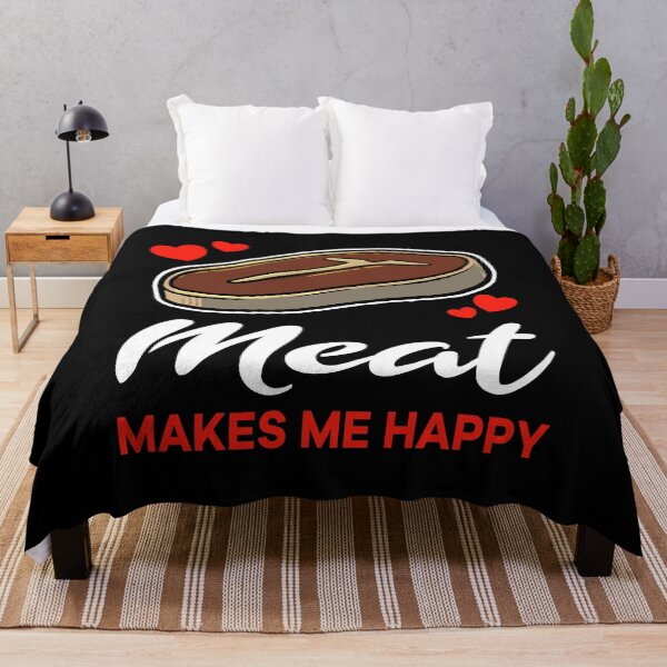 Item preview, Meat makes me happy saying designed and sold by jonmlam.