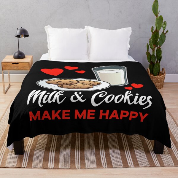 Item preview, Milk and Cookies make me happy saying designed and sold by jonmlam.