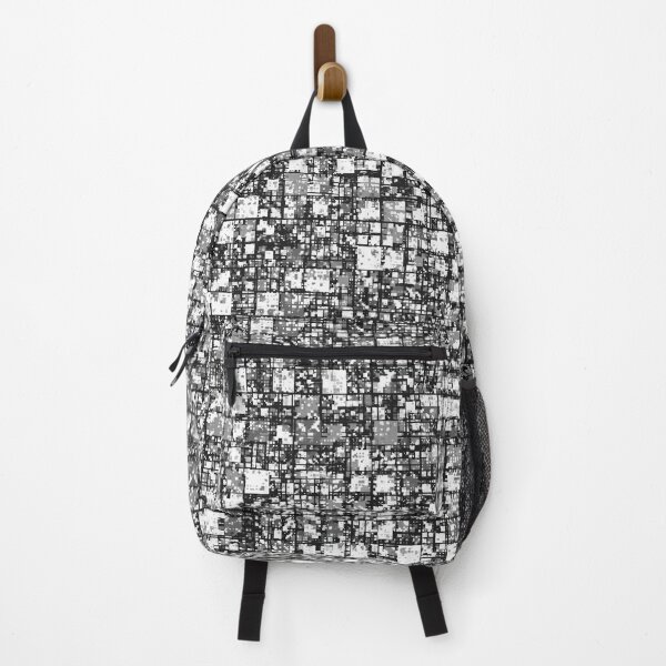 Item preview, Decorative Black & White Tiny Abstract Squared Pattern designed and sold by Trevor Hirst.