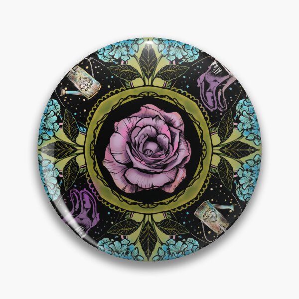 Item preview, mandalaa para jardinero con rosas y hortensias designed and sold by Hennagirl.
