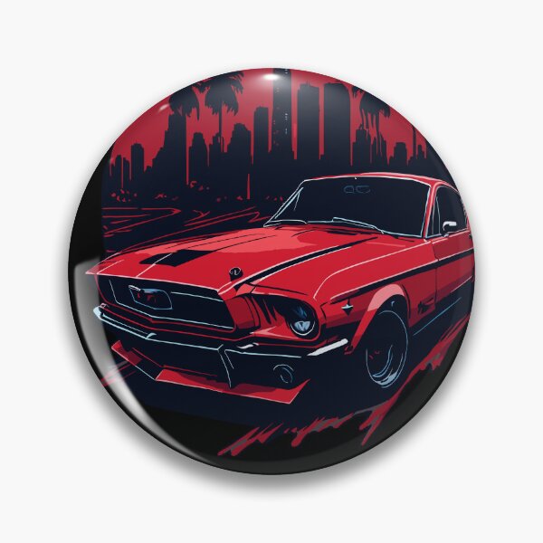 Item preview, Red Mustang - Muscle Car designed and sold by Chrome and Coils.