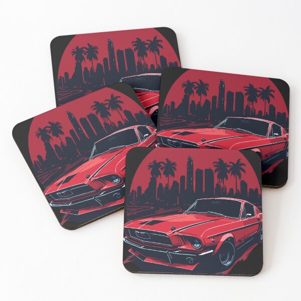 Item preview, Red Mustang - Muscle Car designed and sold by Chrome and Coils.