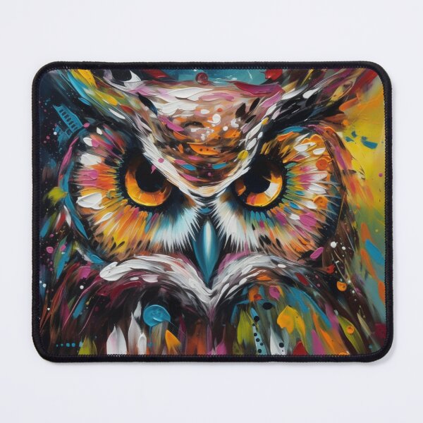 Item preview, Colorful Owls Contemporary Abstract Art  designed and sold by JFFStore.
