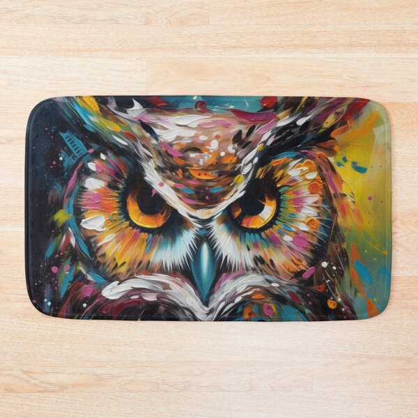 Item preview, Colorful Owls Contemporary Abstract Art  designed and sold by JFFStore.