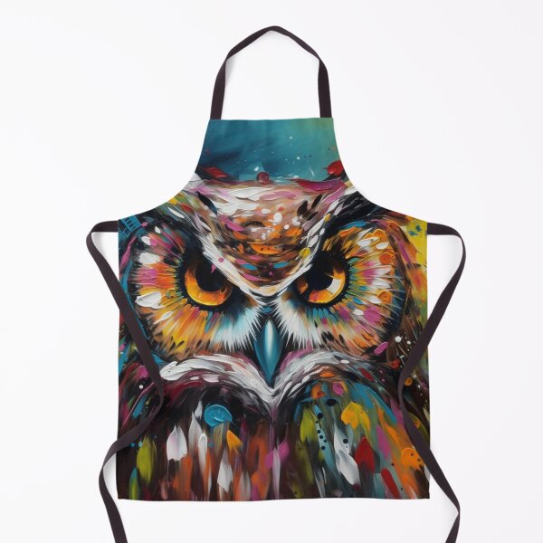 Item preview, Colorful Owls Contemporary Abstract Art designed and sold by JFFStore.