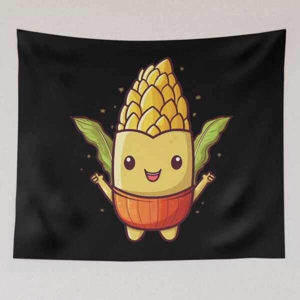 Item preview, Cute KawaiiMadness Kawaii Corn designed and sold by KawaiiMadness7.
