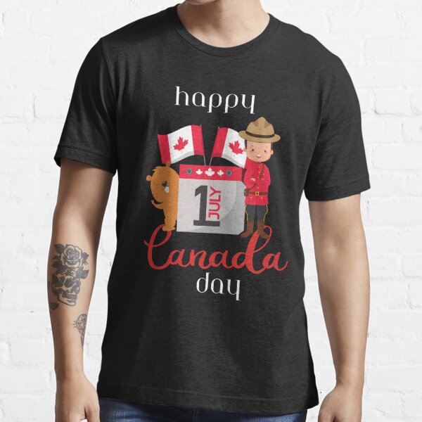 Happy Canada Day July 01 Hockey Game, Jersey, Kids T-Shirt