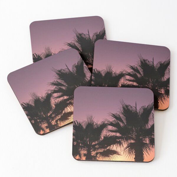 Item preview, Sunset with palm trees designed and sold by PrettyAround.