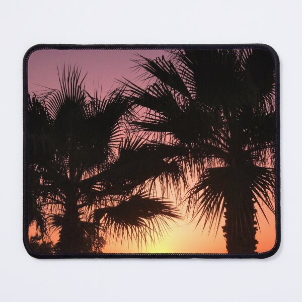 Item preview, Sunset with palm trees designed and sold by PrettyAround.