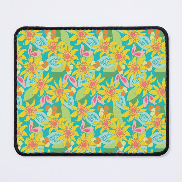 Item preview, Floral Home Flannel Flower Teal designed and sold by siandowney.