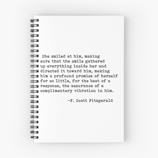 Item preview, F. Scott Fitzgerald - She Smiled at him... designed and sold by Clas6.