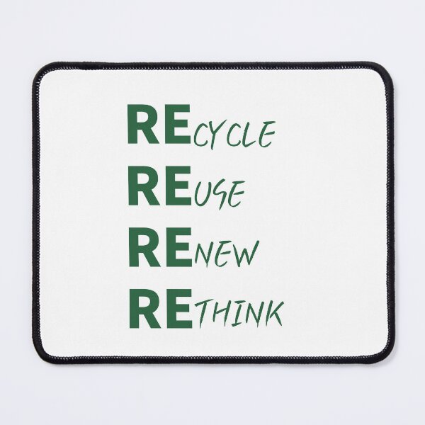 Item preview, Recycle reuse renew rethink designed and sold by Mirksaz-designs.