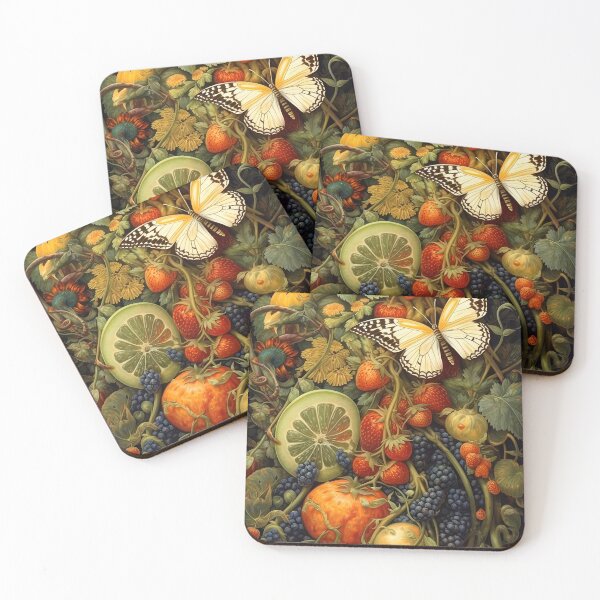 Item preview, Vintage Garden abstract Prints 1 designed and sold by Art by Lilia.