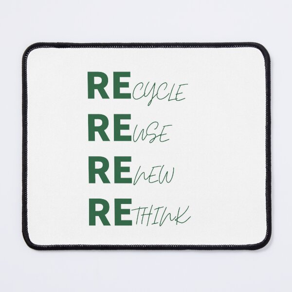 Item preview, Recycle reuse renew rethink designed and sold by Mirksaz-designs.