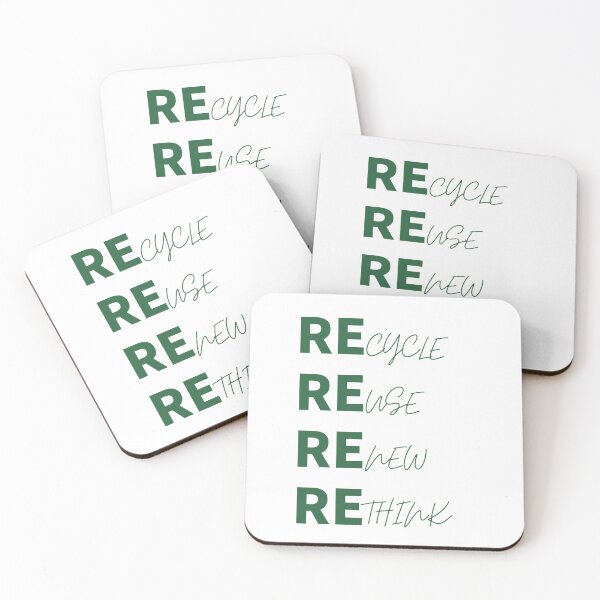Item preview, Recycle reuse renew rethink designed and sold by Mirksaz-designs.