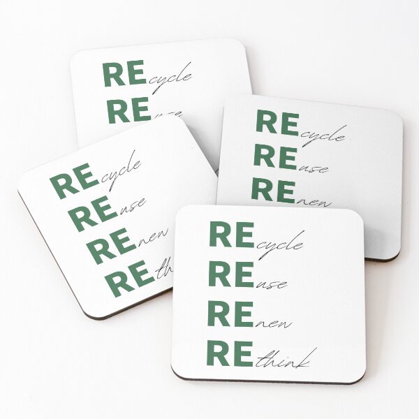Item preview, Recycle reuse renew rethink designed and sold by Mirksaz-designs.