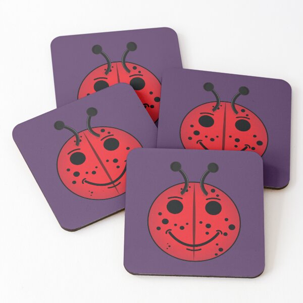 Item preview, Funny ladybug insect red emoticon face  designed and sold by Donutlovers.