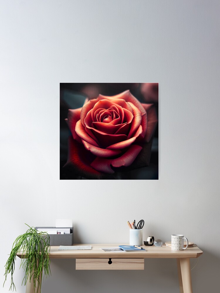 Thumbnail 1 of 3, Poster, Red Rose designed and sold by cokemann.