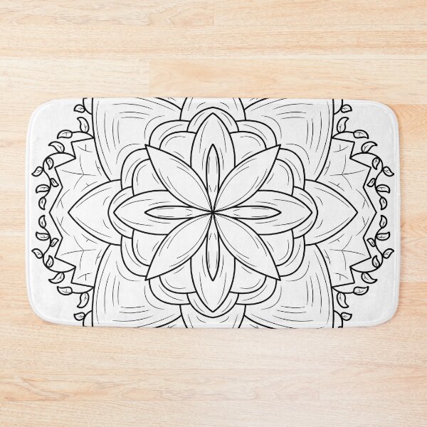 Item preview, Flower Design, MInimalist Yoga, abstract art,Sacred Geometry designed and sold by Minimalist Quotes and Sayings.