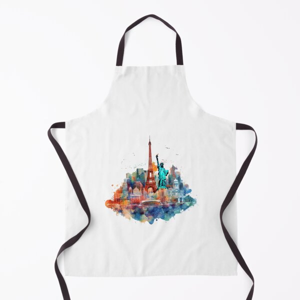 Item preview, colorful abstract fantasy collage of known buildings designed and sold by Picture-Art.