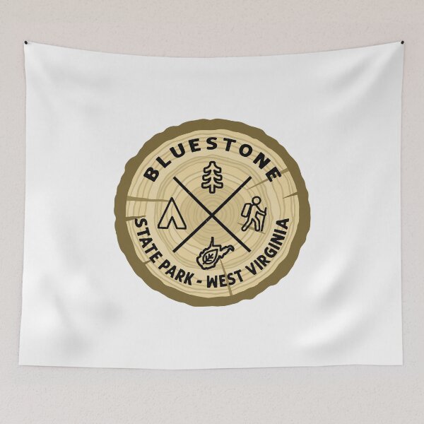 Item preview, Bluestone State Park West Virginia Log Slice designed and sold by VanyaKar.