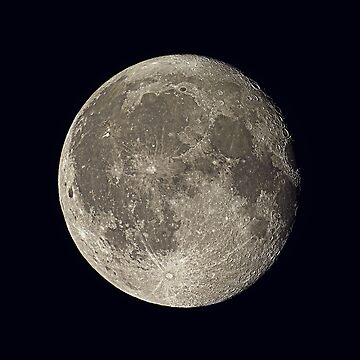 Waning gibbous Moon (R340/0660) | Poster