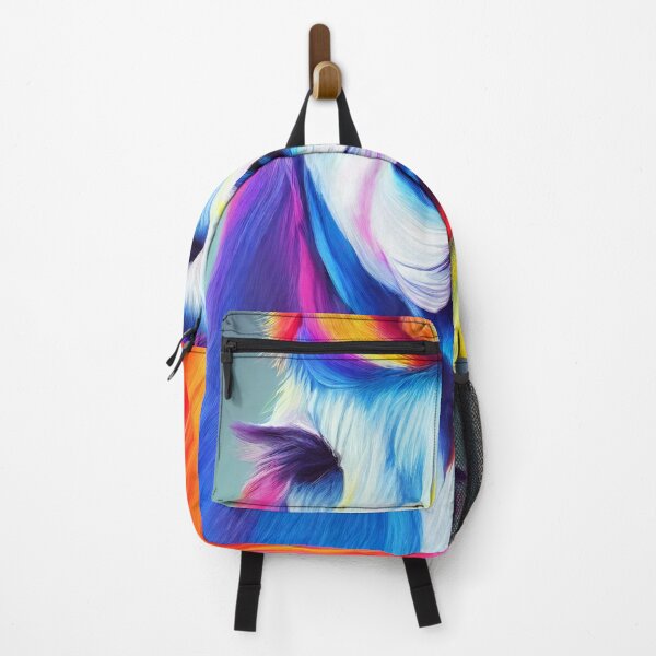 Item preview, The colorful Karma Lama unicorn Edna - A magical representative of freedom designed and sold by Pixelboys.