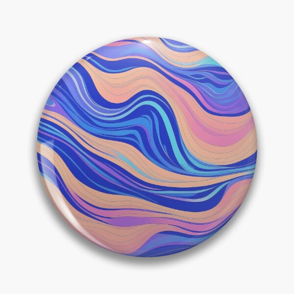 Item preview, Liquid abstract waves, watercolor abstract waves designed and sold by cosmic-cube.