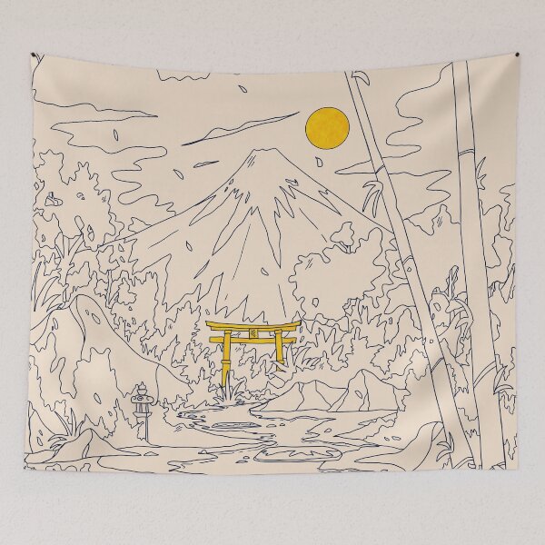 Item preview, The golden gate to the mountains designed and sold by Swadeillustrations.