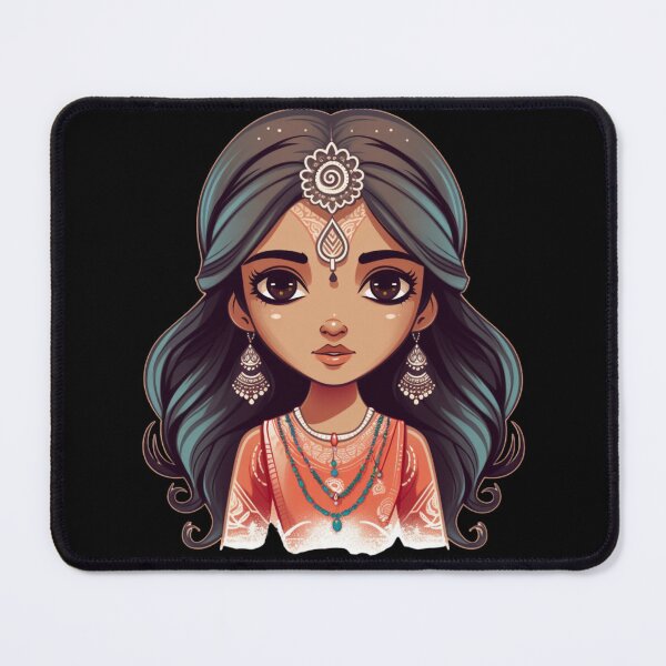 Artikelvorschau, Cute KawaiiMadness Kawaii Indian Girl entworfen und verkauft von KawaiiMadness7.