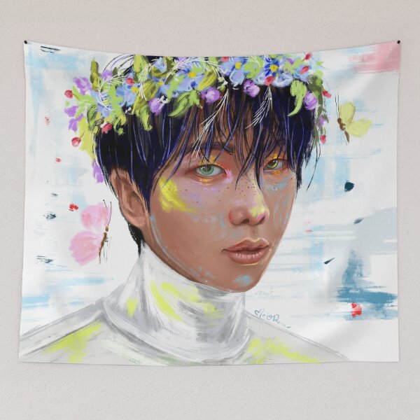 Item preview, Namjoon_Flower Boy designed and sold by MarmarArts.