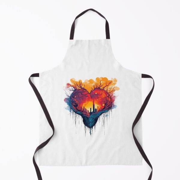 Artikelvorschau, colorful abstract fantasy heart entworfen und verkauft von Picture-Art.