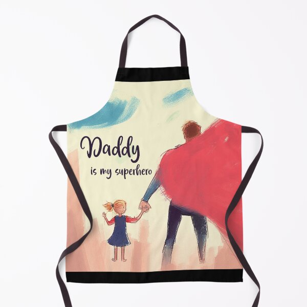 Artikelvorschau, Papa ist mein Superheldentext, Kinderillustration entworfen und verkauft von EmeraldeaArt.