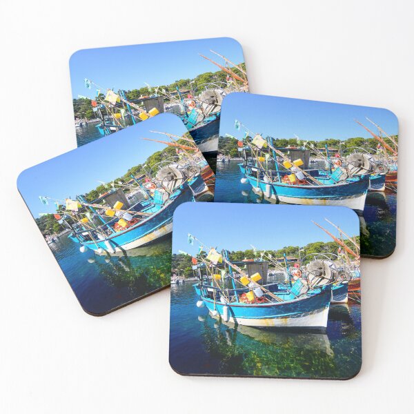 Item preview, Seascape of Niel Moored Boats designed and sold by FotoMahieu.