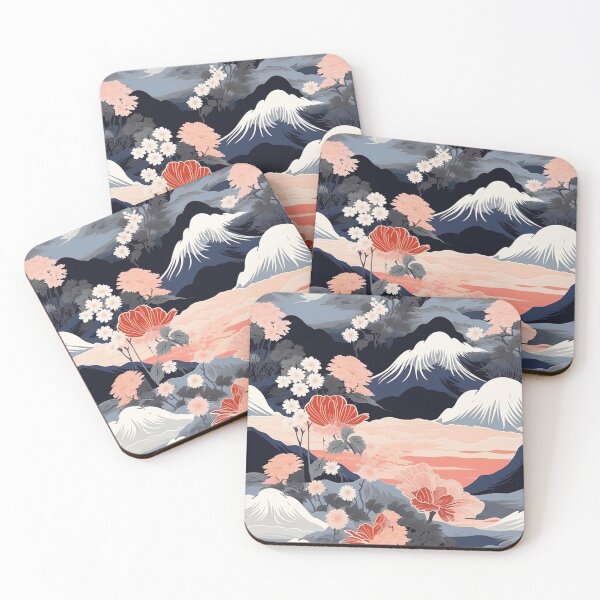Item preview, Japanese Mountains - Snow designed and sold by Silkyu.